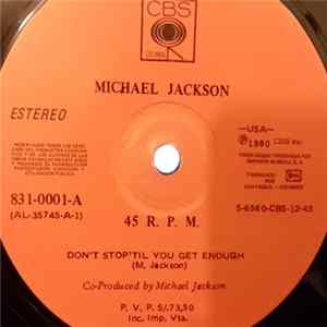 Michael Jackson - Don't Stop 'Til You Get Enough FLAC album