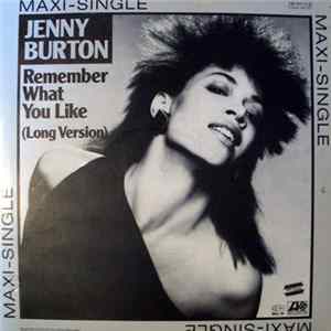 Jenny Burton - Remember What You Like FLAC album
