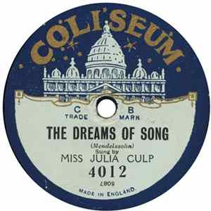 Miss Julia Culp - The Dreams Of Song / Ave Maria FLAC album