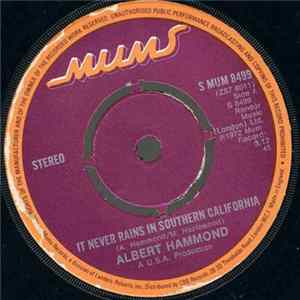 Albert Hammond - It Never Rains In Southern California FLAC album