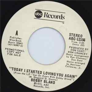 Bobby Bland - Today I Started Loving You Again FLAC album