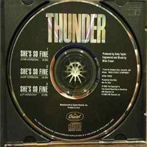Thunder - She's So Fine FLAC album
