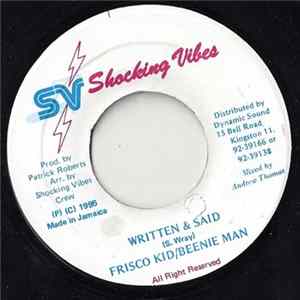 Frisco Kid / Beenie Man - Written & Said FLAC album