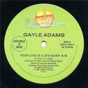 Gayle Adams - Your Love Is A Life Saver FLAC album