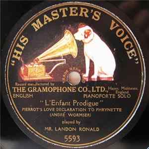 Mr. Landon Ronald - Pierrot's Love Declaration To Phrynette FLAC album