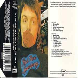 Paul McCartney And Wings - Red Rose Speedway FLAC album