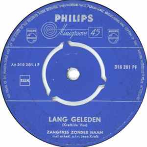 Zangeres Zonder Naam Met Orkest o.l.v. Jean Kraft - Lang Geleden FLAC album