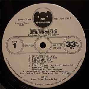 Jesse Winchester - Third Down, 110 To Go FLAC album