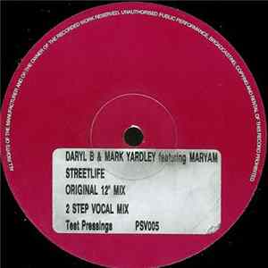 Daryl B & Mark Yardley - Streetlife FLAC album