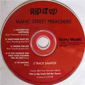 Manic Street Preachers - 5 Track Sampler FLAC album