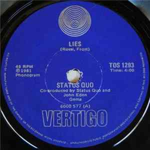 Status Quo - Lies / Don't Drive My Car FLAC album