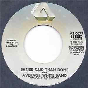 Average White Band - Easier Said Than Done FLAC album