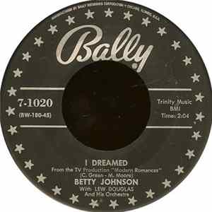 Betty Johnson - I Dreamed FLAC album