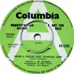 Freddie & The Dreamers - Brown And Porters (Meat Exporters) Lorry FLAC album