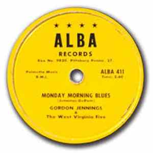 Gordon Jennings & The West Virginia Five - Monday Morning Blues FLAC album