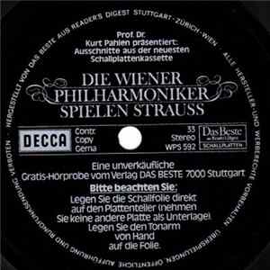Dr. Kurt Pahlen, Wiener Philharmoniker, Strauss - Die Wiener Philharmoniker Spielen Strauss FLAC album