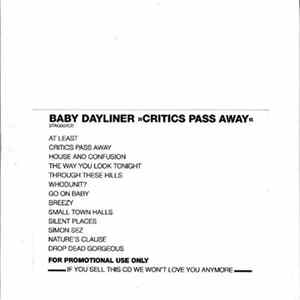 Baby Dayliner - Critics Pass Away FLAC album