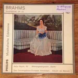 Johannes Brahms, Aafje Heynis, Eduard van Beinum, Concertgebouworkest, Koninklijke Mannenzangvereniging "Apollo" - Rhapsodie Op. 53 FLAC album