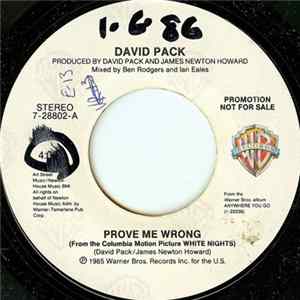 David Pack - Prove Me Wrong FLAC album