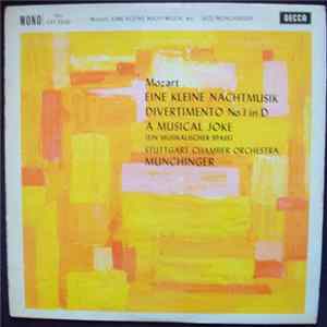 Mozart - Eine Kleine Nachtmusik / Divertimento No. 1 In D, A Musical Joke (Ein Musikalischer Spass) FLAC album