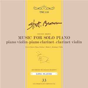 Steven Brown - Music For Solo Piano FLAC album