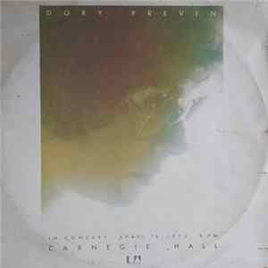 Dory Previn - Live At Carnegie Hall FLAC album