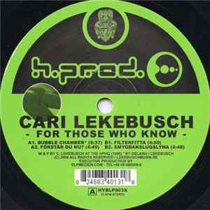 Cari Lekebusch - For Those Who Know FLAC album