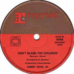 Sammy Davis Jr. - Don't Blame The Children / She Believes In Me FLAC album