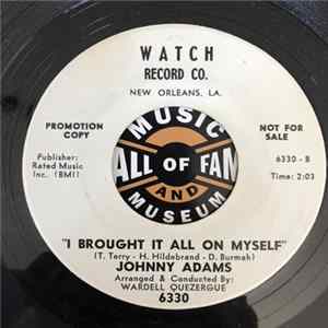 Johnny Adams - I Believe I'll Find Happiness / I Brought It All On Myself FLAC album