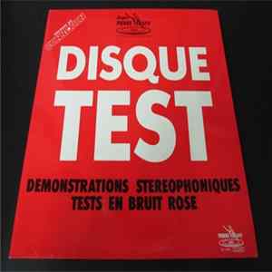 Pierre Verany - Disque Test, Démonstrations stereophoniques, Tests en bruit rose FLAC album