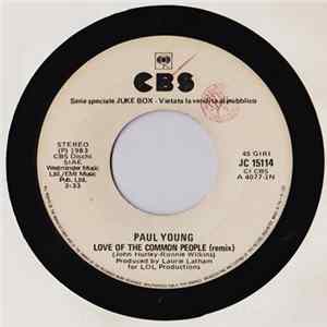 Paul Young / Luigi Sutera - Love Of The Common People (Remix) / I'm In Love With You FLAC album