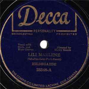Hildegarde - Lili Marlene / (All Of A Sudden) My Heart Sings FLAC album