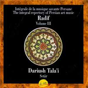 Dariush Tala'i - Radif - Volume III FLAC album