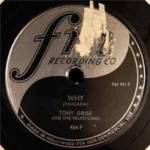Tony Grise And The Velvetones - Why / When The Wind Was Green FLAC album