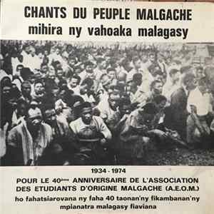 Chants Du Peuple Malgache - Association Des Étudiants D’Origine Malgache FLAC album