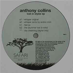 Anthony Collins - Lost In Styles EP FLAC album