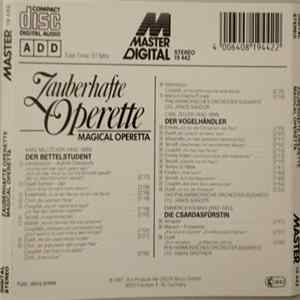 Karl Millöcker, Carl Zeller, Emmerich Kálmán - Zauberhafte Operette = Magical Operetta FLAC album