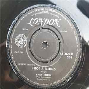 Ricky Nelson - I Got A Feeling FLAC album