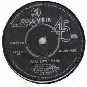 Donald Peers And The Rita Williams Singers - Papa He Loves Mama / The House Of Love FLAC album