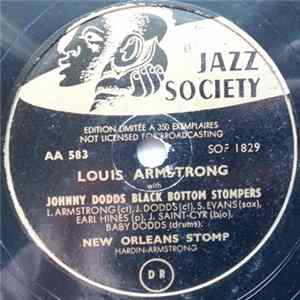 Louis Armstrong With Johnny Dodds Black Bottom Stompers - Weary Blues / New Orleans Stomp FLAC album