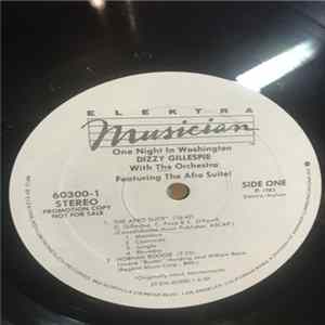 Dizzy Gillespie With The Orchestra - One Night In Washington FLAC album