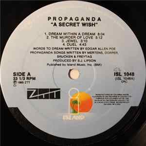 Propaganda - A Secret Wish FLAC album