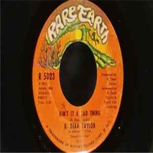 R. Dean Taylor - Ain't It A Sad Thing / Back Street FLAC album
