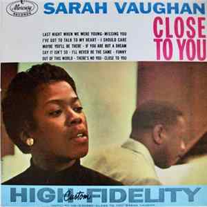 Sarah Vaughan - Close To You FLAC album
