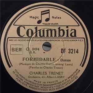 Charles Trenet - Formidable / De La Fenêtre D'en Haut FLAC album