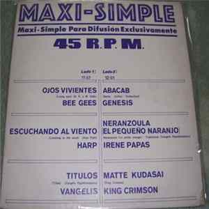 Various - Maxi-Simple Para Difusión Exclusivamente FLAC album