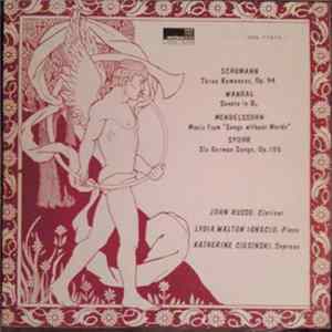Schumann / Wanhal / Mendelssohn / Spohr - John Russo, Lydia Walton Ignacio, Katherine Ciesinski - Three Romances, Op. 94 / Sonata In B♭ / Music From "Songs Without Words" / Six German Songs, Op. 103 FLAC album