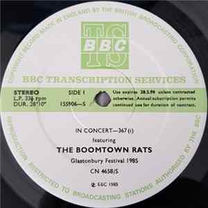 The Boomtown Rats - In Concert-367 FLAC album