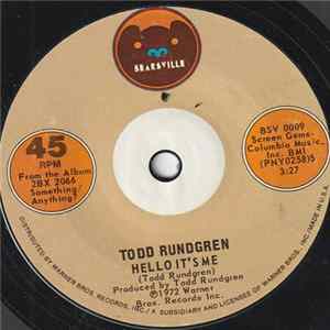 Todd Rundgren - Hello It's Me / Cold Morning Light FLAC album