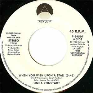 Linda Ronstadt With Nelson Riddle And His Orchestra - When You Wish Upon A Star FLAC album